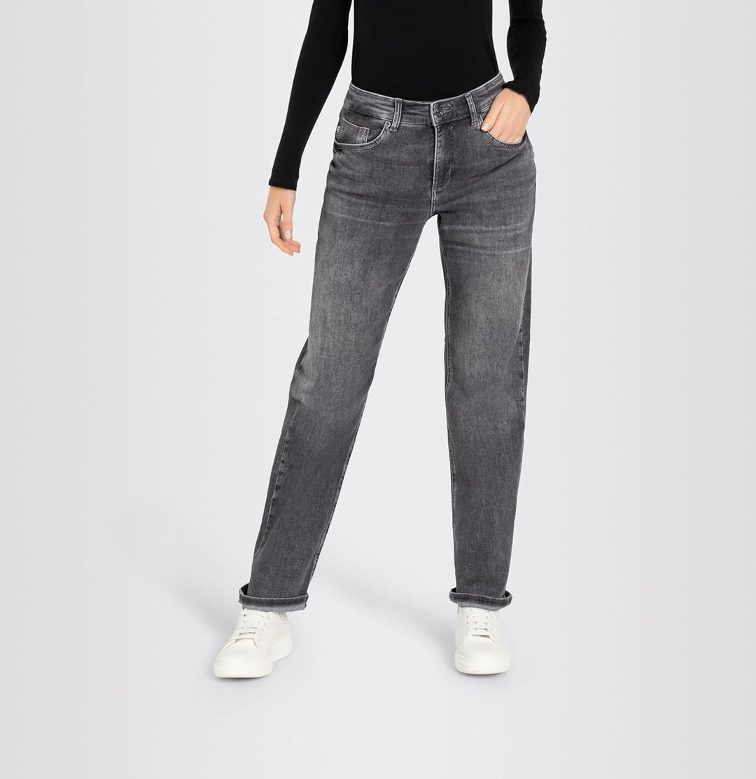 Mac Damen Hose Jeans Straight Dark Blue net Art.Nr.0389L581890 D671 32W / 32L Grau, 32W / 32L Grau