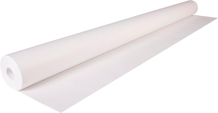Clairefontaine 595701C Rolle Kraftpapier (ideal für Trockentechnicken, 50 x 1 m, 60 g) weiss 50x1m,