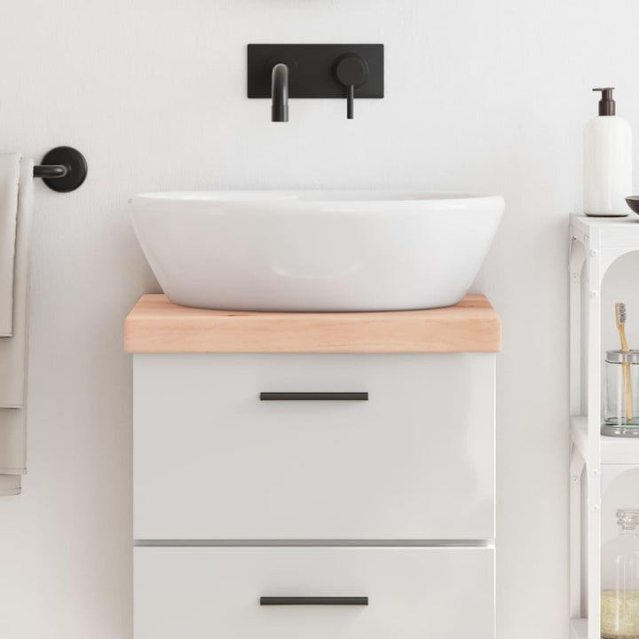 vidaXL Waschtischplatte, Multifunktional Arbeitsplatte mit Naturkante, Waschtischkonsole Tischplatte