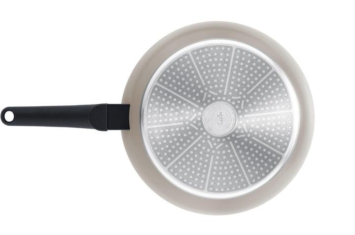 Fissler Ceratal Evo Classic Pfannen-Set 2-teilig (Ø 24 cm + Ø 28 cm, Warmgrau) – Keramikpfannen herg