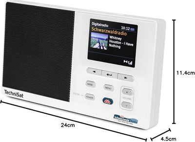 TechniSat Digitradio 215 Schwarzwaldradio Edition - DAB Radio (DAB+, UKW, Farbdisplay, Schwarzwaldra