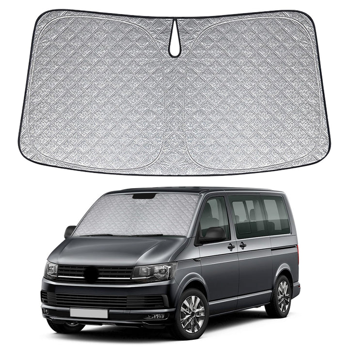 Sonnenschutz Auto Frontscheibe Ersatz für VW T5 2003-2021, Auto Windschutzscheibe Sonnenschutz Innen