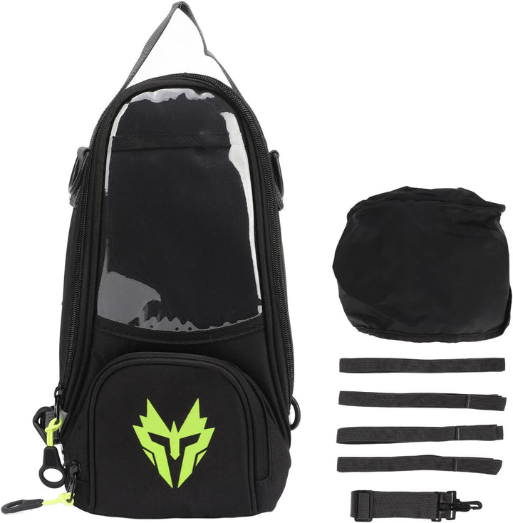 aqxreight Kraftstofftanktasche, Magnetischer Motorrad-Tankrucksack aus Oxford-Gewebe, Hochfestes 4,5