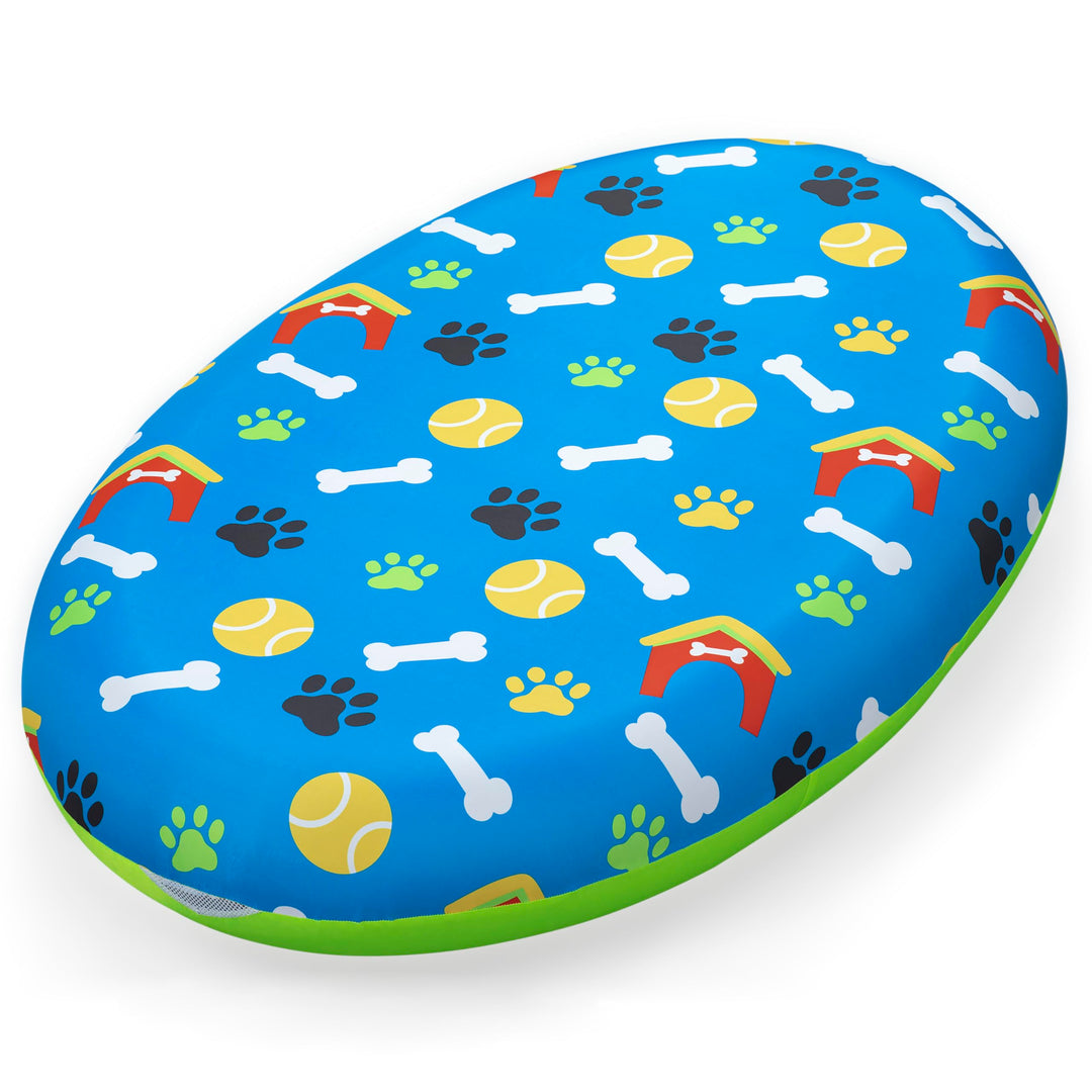 Bestway Luftmatratze Pfote für Haustiere, 142 x 95 x 17 cm, 45 kg Belastbarkeit, strapazierfähiges P