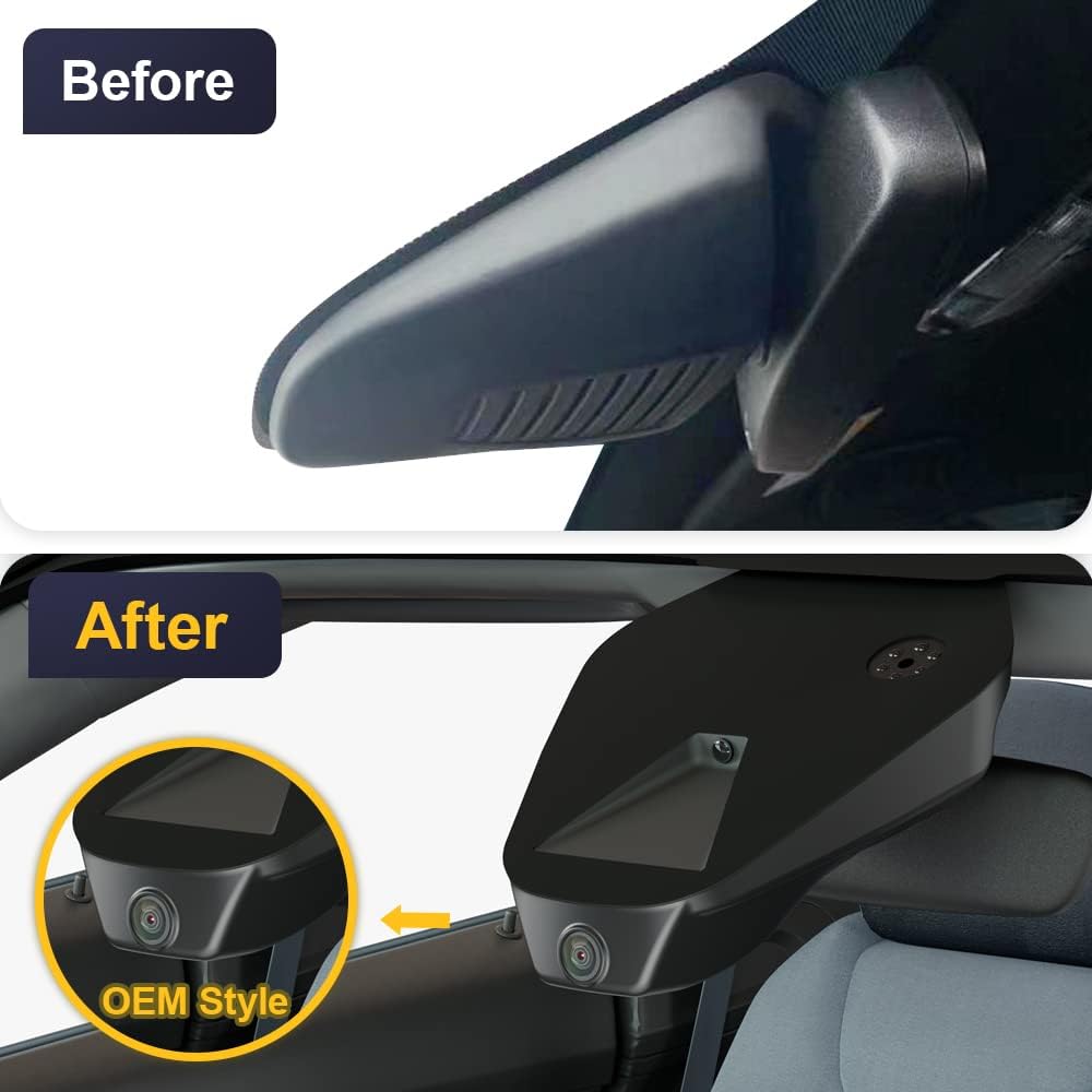 Fitcamx Dashcam 4K kompatibel mit Ford Ranger 2019 2020 2021 2022 und Puma 2020-2023, integrierter O