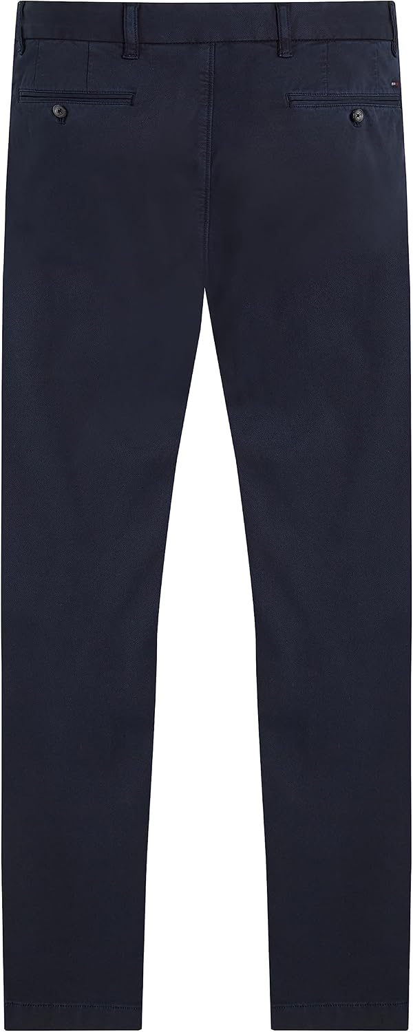 Tommy Hilfiger Herren Gewebte Hosen 33W / 32L Blau (Desert Sky), 33W / 32L Blau (Desert Sky)