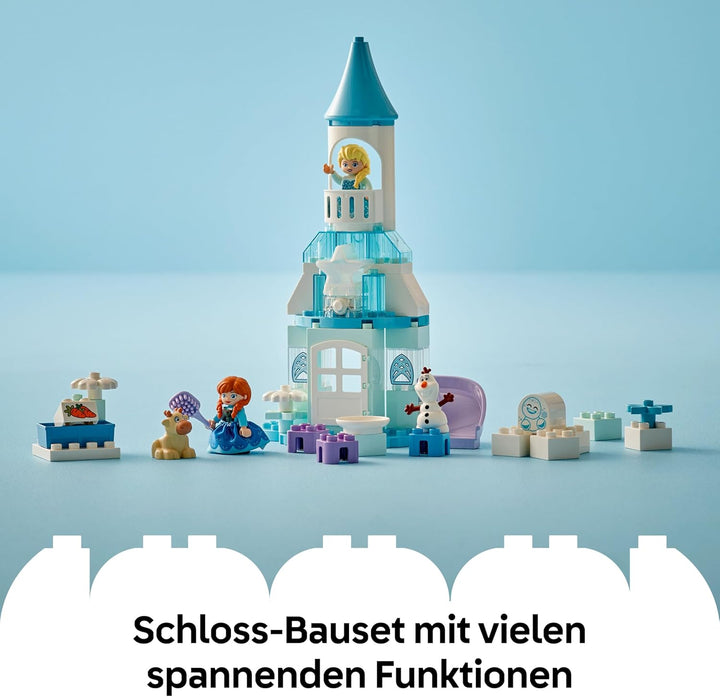LEGO DUPLO │ Disney Annas und Elsas Party im Eispalast - Frozen Spielzeug mit ELSA Figur, Lichtstein