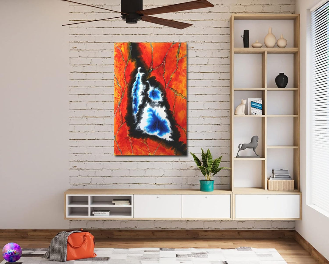 Gemälde Abstrakte Malerei Original - moderne hochglanz Wandbilder XXL - Resin Art Kunst Bild Harz Un
