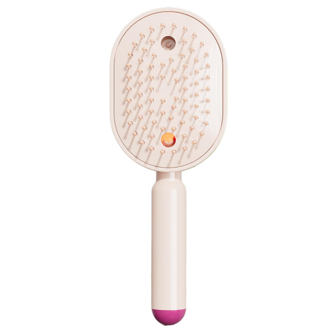 Nasse Haarbürste, Haarkamm mit Vibration, 20,3 cm (8 Zoll), mit Licht, Nylonborsten, Lederpflege-Zub