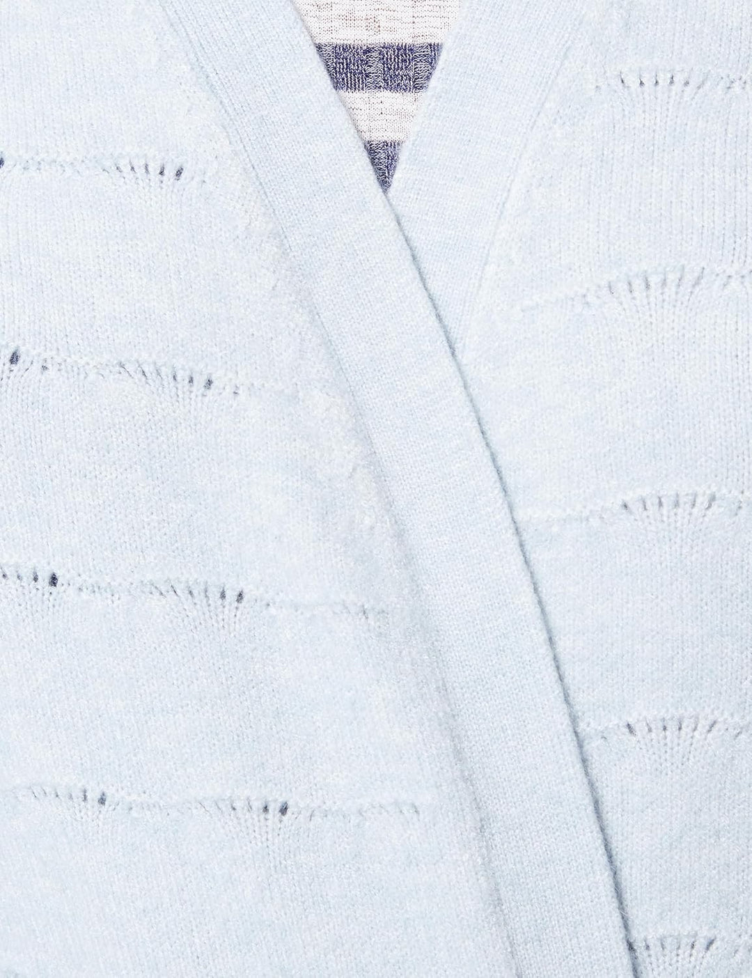 ONLY Damen Onlkatia Ls Struct Open Card Cc KNT Strickjacke, Cashmere Blue/Detail:melange