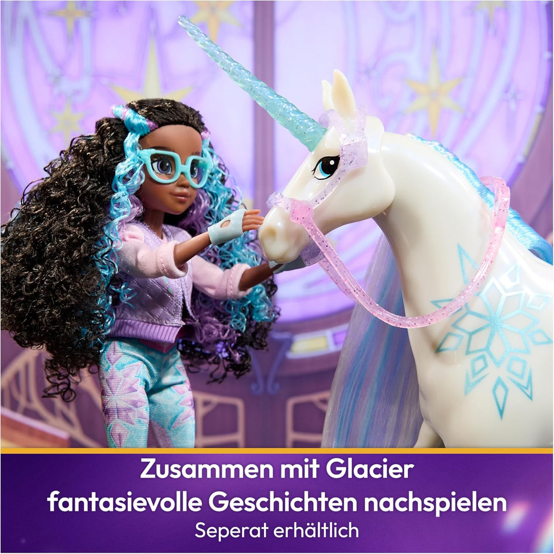 Unicorn Academy Ankleidepuppe Layla - die Originalpuppe zur beliebten Netflix-Serie, 24 cm gross, mi