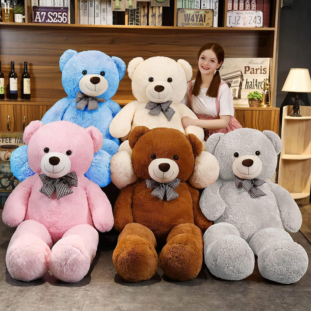 XL Teddybär Grosser Bär 110 cm gross Riesen Teddy Bär Stofftier Plüschtier Kuscheltier Geschenk für