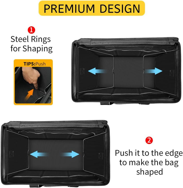 WINHUNT Werkzeugtasche, 14-Zoll Werkzeugtaschen Organizer, Werkzeug Aufbewahrungstasche mit weitem M
