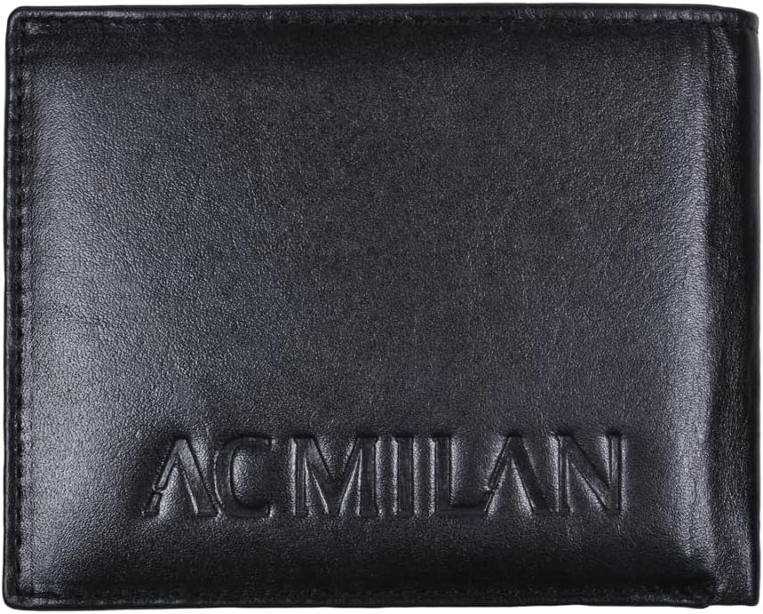 Ac Milan Unisex 143226 Reisezubehör-Brieftasche, Schwarz