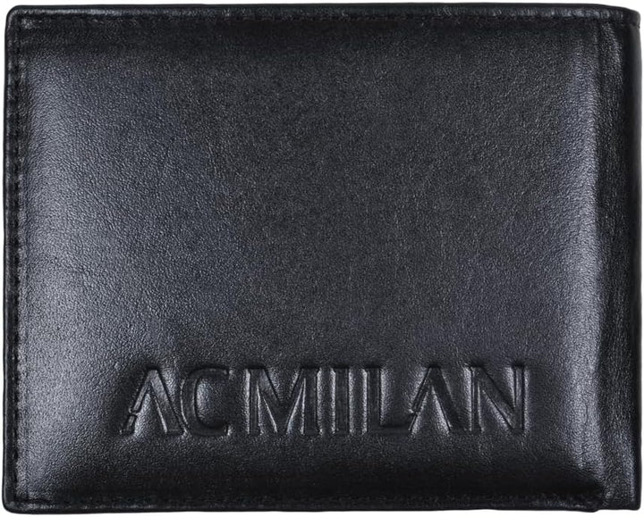 Ac Milan Unisex 143226 Reisezubehör-Brieftasche, Schwarz