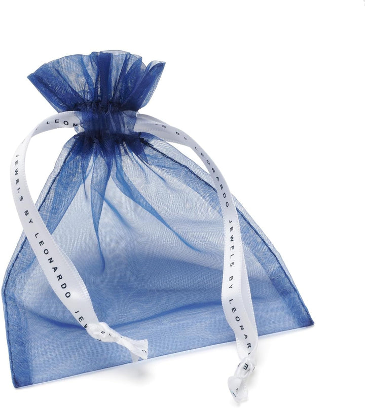 JEWELS BY LEONARDO Noce Halskette aus Edelstahl 1 Stück, lange silberfarbene mit Ring-Anhänger und S