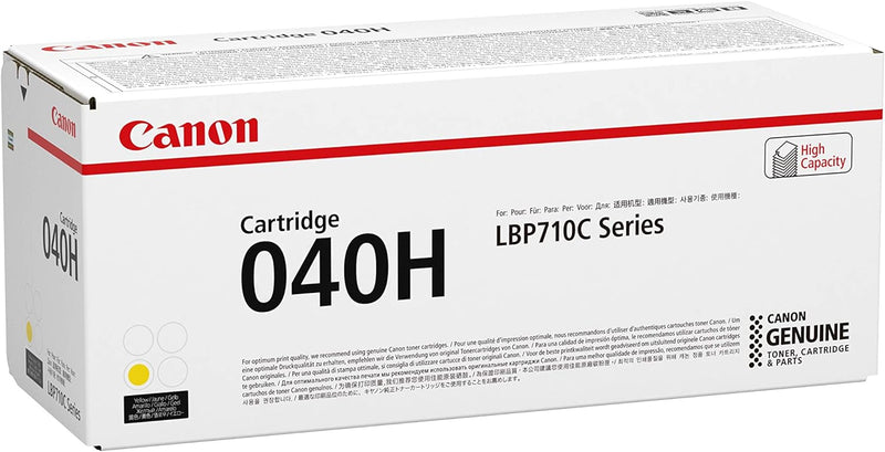 Canon 0455C001 Gelb Original Toner Pack Of 1 Gelb High Yield, Gelb High Yield