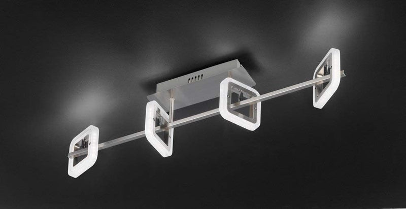 Wofi Deckenleuchte, 4-flammig Davis 4 x LED / 5 W, 12, 5 x 18, 5 x 85, 5 cm, 3000 k, 400 lm, Energie