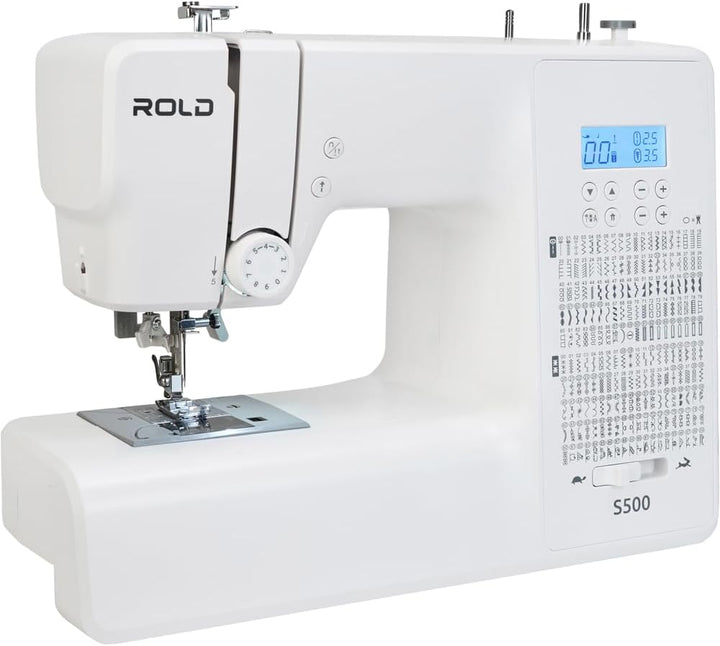 Rold S500 Computer Nähmaschine mit 300 Stichen zum Nähen aller Arten von Stoffen | Freiarm Computer-
