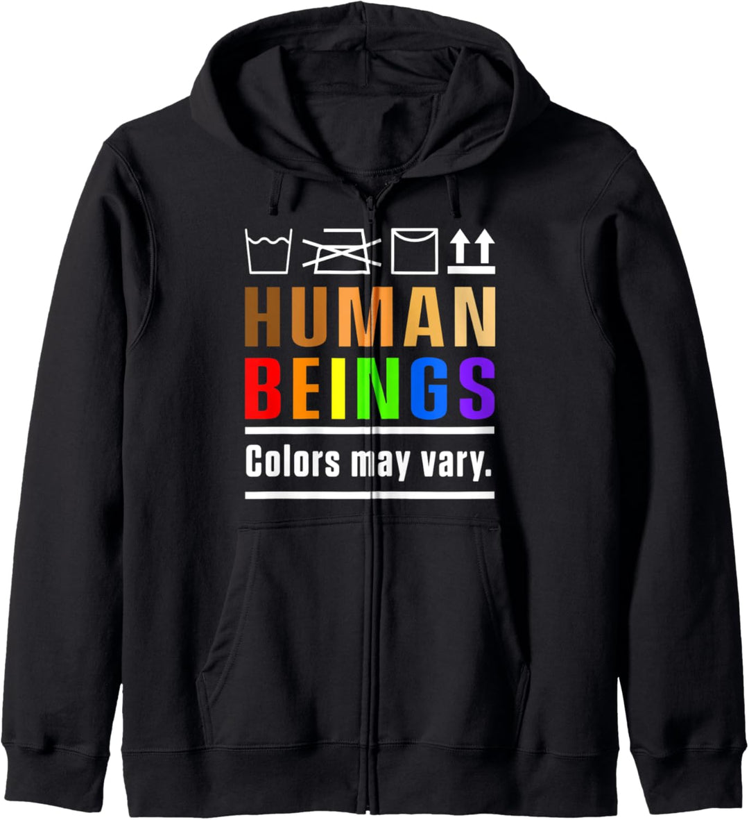 Menschen Die Farben Können Variieren Homosexuell Regenbogen Kapuzenjacke