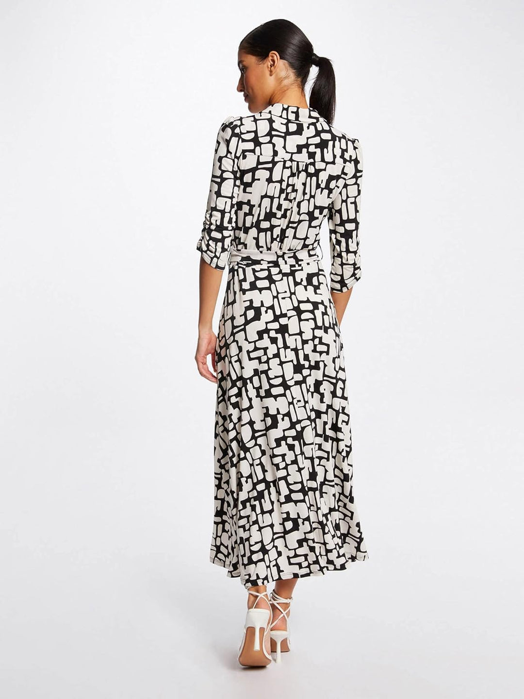 Morgan Damen Robe 38 Offwhite/Schwarz, 38 Offwhite/Schwarz