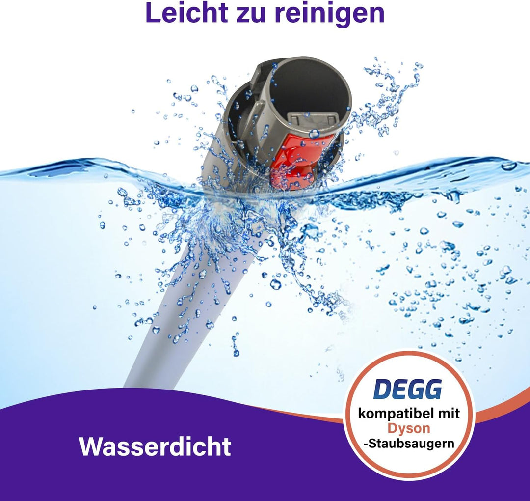 DEGG Staubsaugerrohr - Kompatibel mit Dyson V7, V8, V10, V11 und V15 Teleskoprohr 32MM, Verlängerung