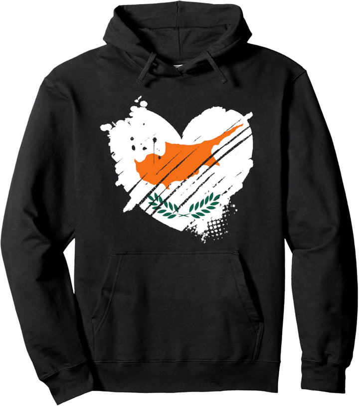 Zypern Flagge I love Cyprus In my DNA Geschenk Zyprioten Pullover Hoodie