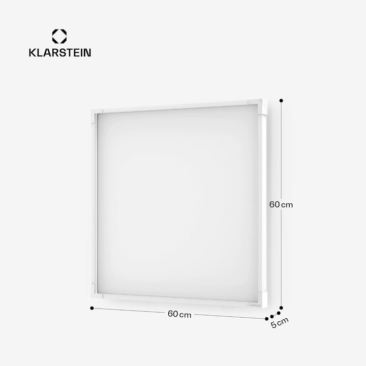 Klarstein Infrarotheizung Wandmontage 360W – Wand/Decke, Thermostat, App & Alexa Steuerung, IP44, Üb