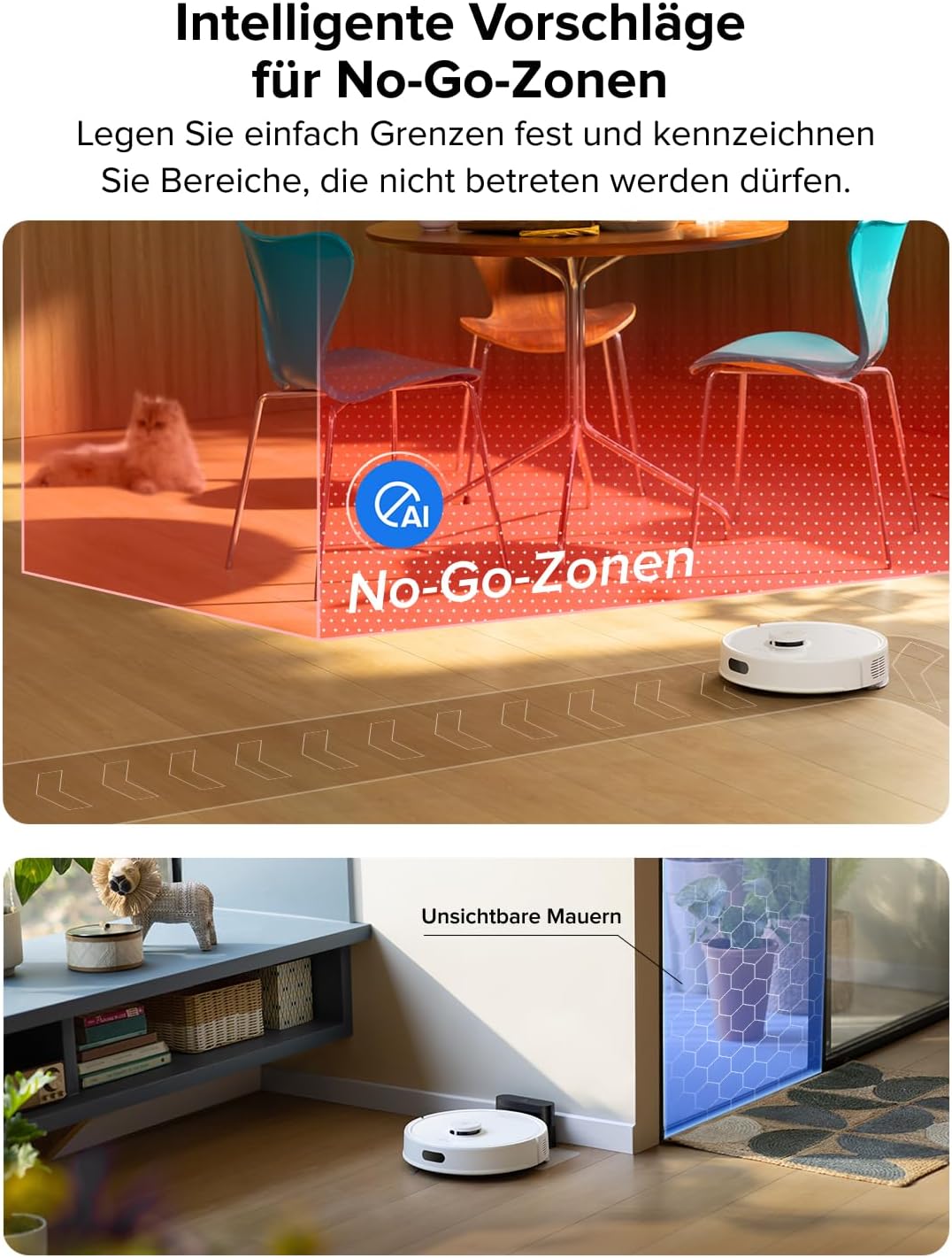 roborock Q7 L5 Saugroboter, Dual Anti-Tangle System, 8.000 Pa HyperForce Saugkraft, Präzise Navigati