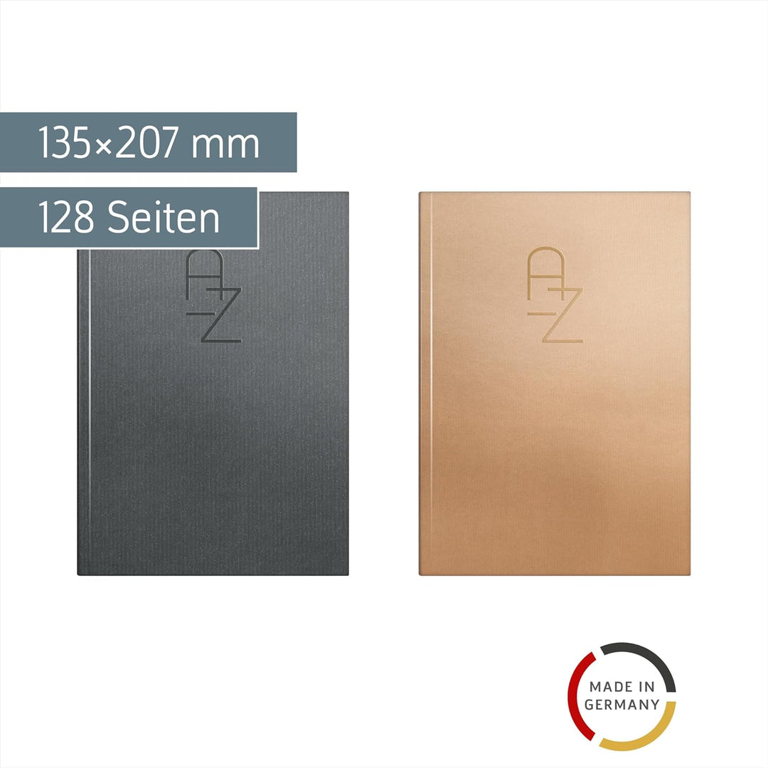BRUNNEN Adressbuch | A5, 128 Seiten, sortiert