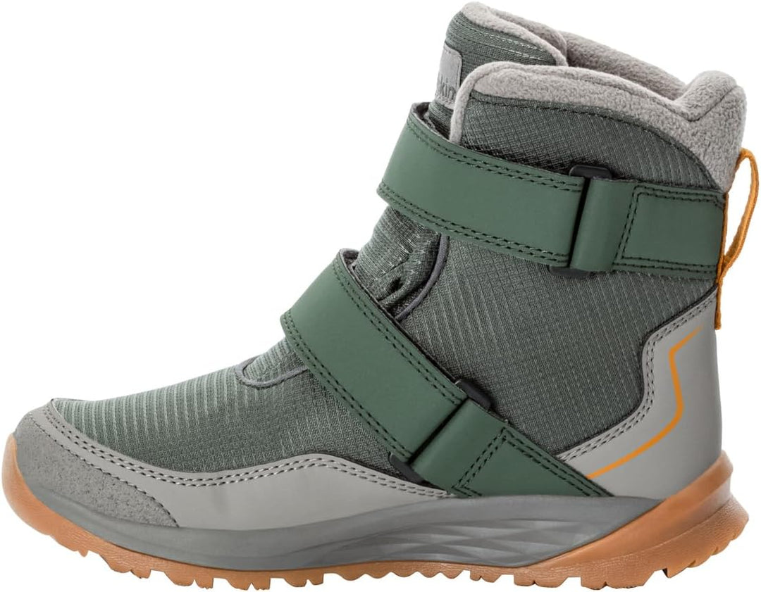 Jack Wolfskin Unisex Kinder Polar Bear Texapore High Vc K Schneestiefel 26 EU Slate Green, 26 EU Sla