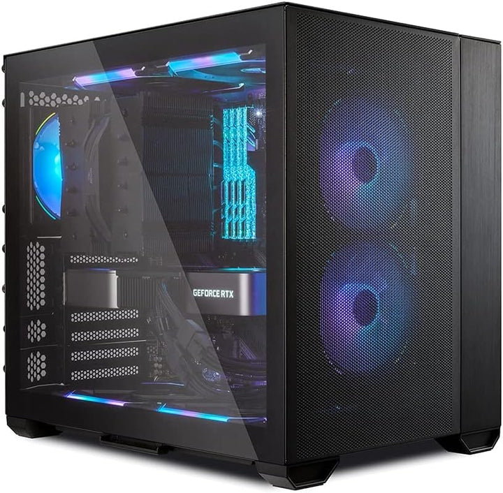 Lian Li O11 Air Mini PC-Gehäuse (SPCC/Aluminium/gehärtetes Glas, ATX, Mini-Tower) Schwarz, O11 AIR M