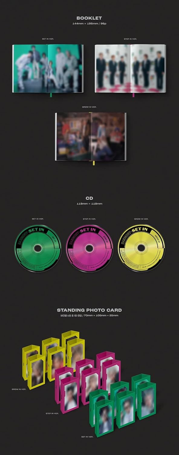 P1Harmony - HARMONY : SET IN 5th Mini Album+Folded Poster (GROW IN ver, + 1 Folded Poster), GROW IN