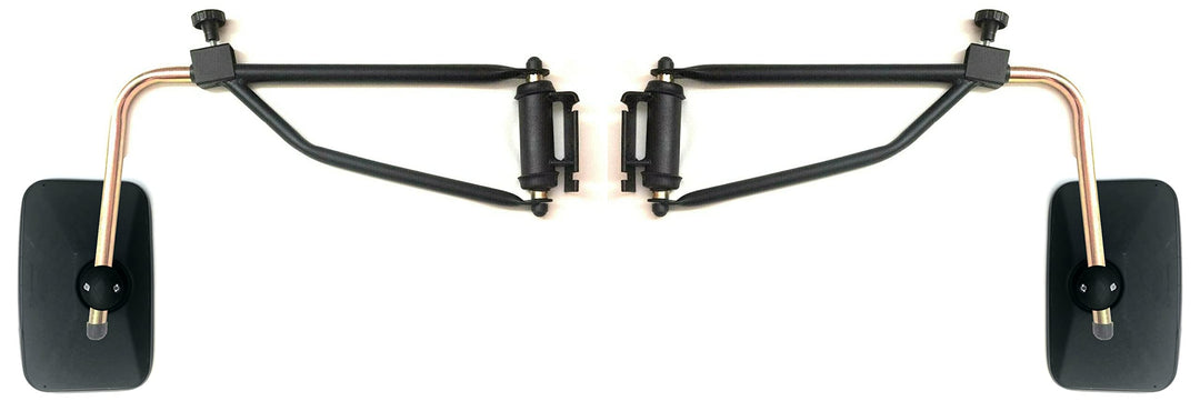 2x Aussenspiegel 250x165 E20 ø15-22 und Spiegelhalter für NEW HOLLAND, URSUS, ZETOR, JD, MF, REN CEL