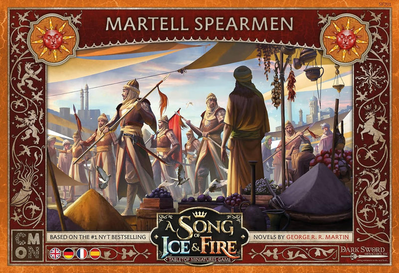 CMON | A Song of Ice & Fire – Speerträger von Haus Martell | Erweiterung | Tabletop | 2 Spieler | Ab