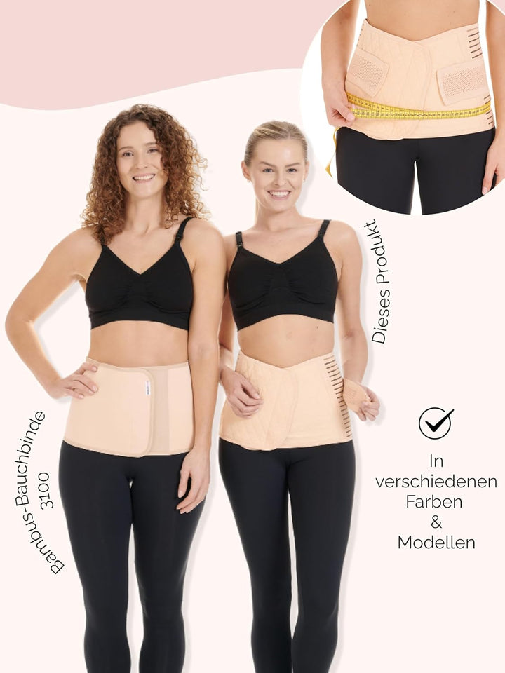 Herzmutter Bauchbinde Postpartum - nach Geburt - Rückbildung nach Schwangerschaft-Kaiserschnitt-OP -