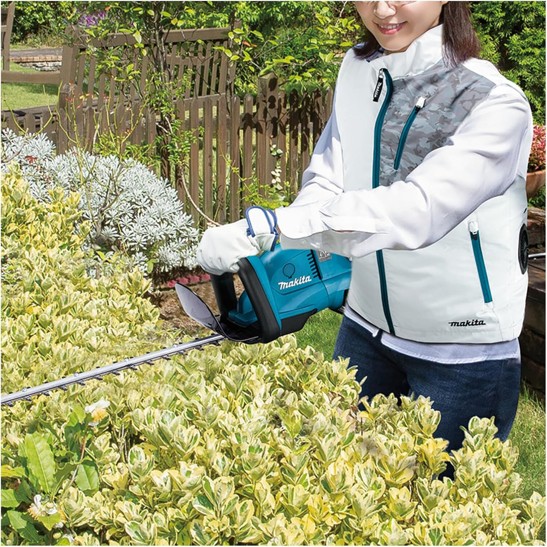 Makita DFV210Z3XL Klimaweste Gr.3XL 12 V max. -18 V (ohne Akku, ohne Ladegerät), Schwarz, 17-21