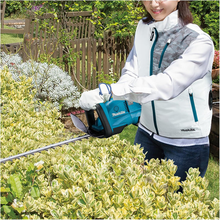 Makita DFV210Z3XL Klimaweste Gr.3XL 12 V max. -18 V (ohne Akku, ohne Ladegerät), Schwarz, 17-21