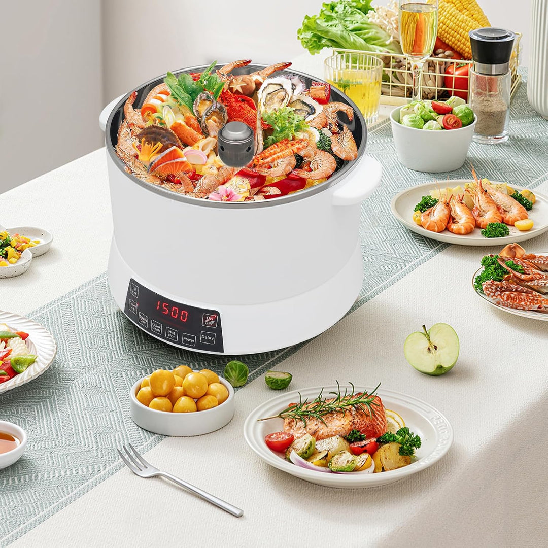 Weiss Reiskocher mit niedrigem Zuckergehalt, Low Sugar Reiskocher Rice Cooker mit Low-Sugar-Funktion