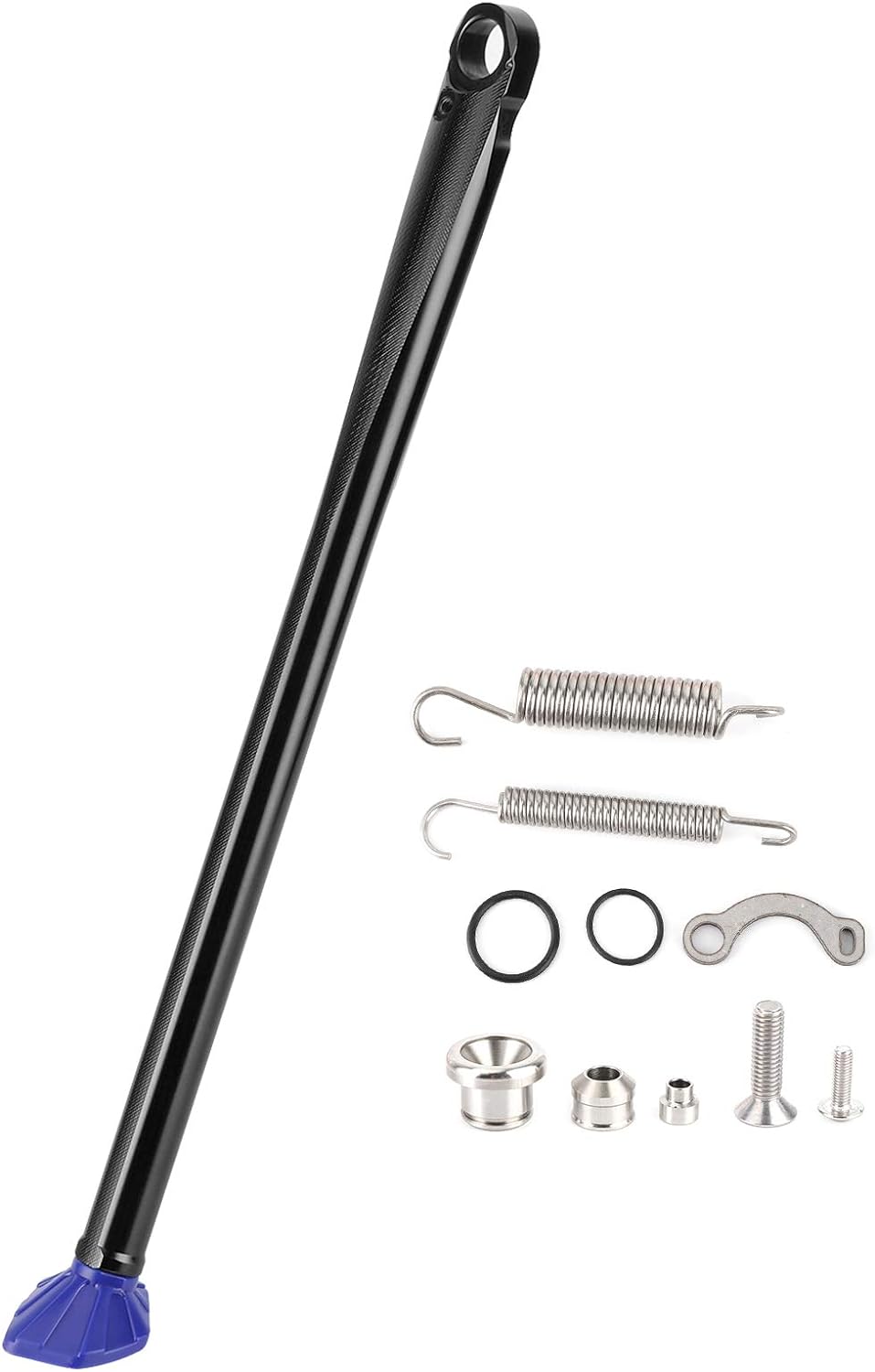 CNC-Aluminiumlegierung Seitenständer-Zubehör passend für FE 250 FE 350 TE 125 (Schwarzer Stab Blauer