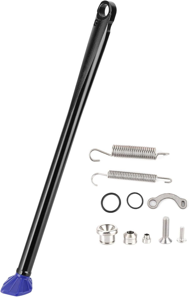 CNC-Aluminiumlegierung Seitenständer-Zubehör passend für FE 250 FE 350 TE 125 (Schwarzer Stab Blauer