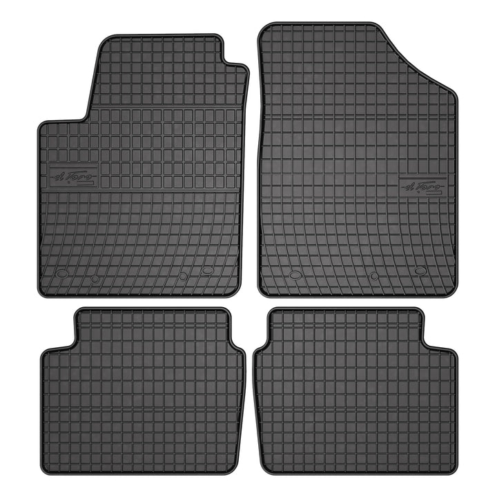 FROGUM EL Toro Gummimatten Ganzjähriges-Set von Autofussmatte Auto Fussmatten für Hyundai i10 I 2007