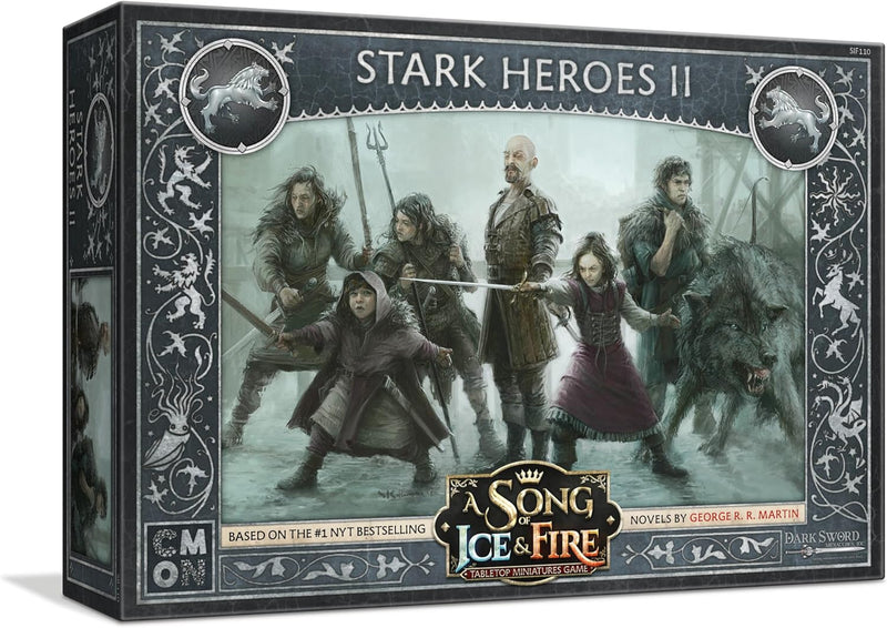 Cool Mini or Not - A Song of Ice and Fire: Stark Heroes II Box - Miniature Game