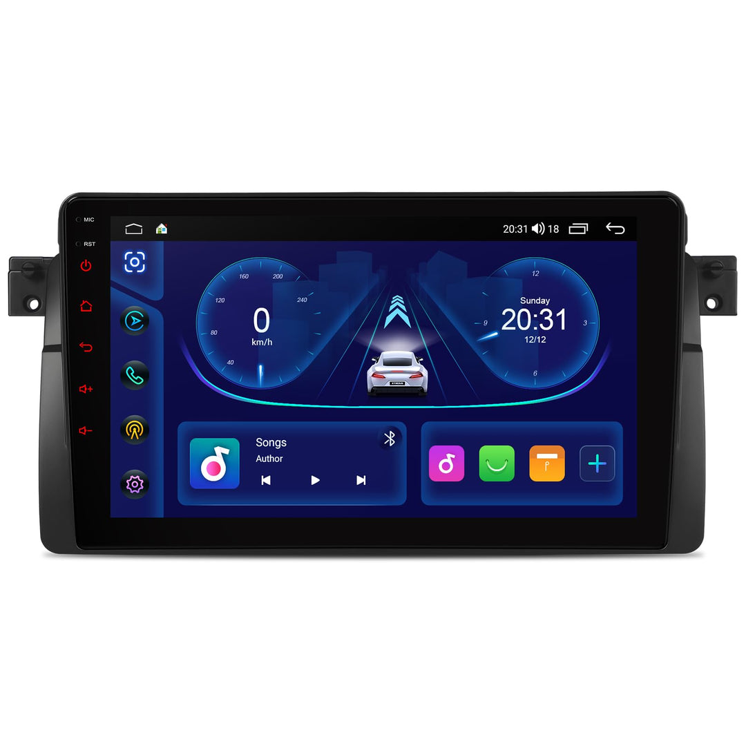 XTRONS 9" 4+64GB Android Autoradio für BMW E46 Rover 75 mit Navi Octa-Core | IPS Bildschirm Autoradi