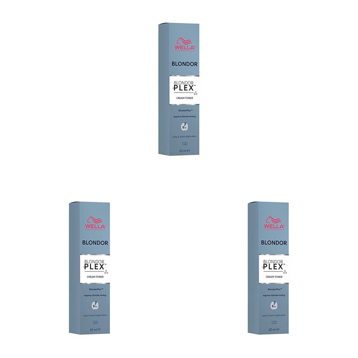 Wella Professionals BlondorPlex Cream Toner – Creme-Tönung mit Bond-Builder-Technologie für kühle, g