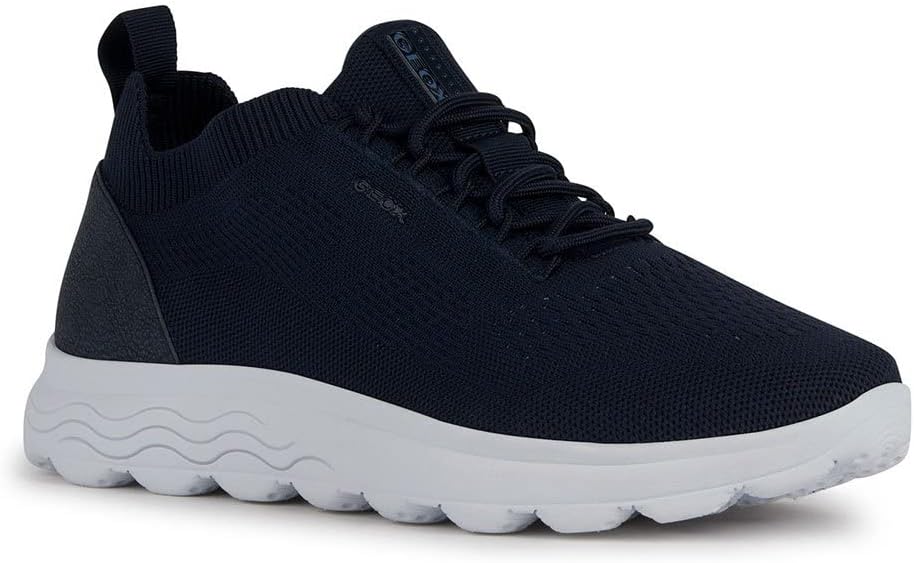Geox Herren U Spherica A Sneakers 45 EU Schmal Navy Blue, 45 EU Schmal Navy Blue