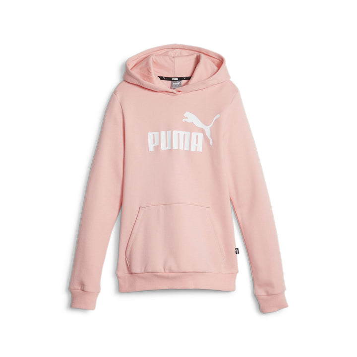 PUMA Damen Ess Logo Hoodie Tr Sweatshirt 128 Peach Smoothie Pink, 128 Peach Smoothie Pink
