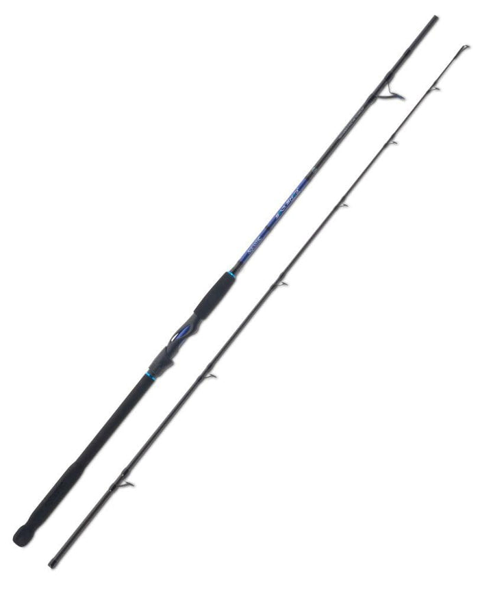 AQUANTIC Salt Shad Halibut Spin, Meeresrute vom Boot, 24-Tonnen-Carbon-Blank, SIC-Ringe, Eva-Griff,
