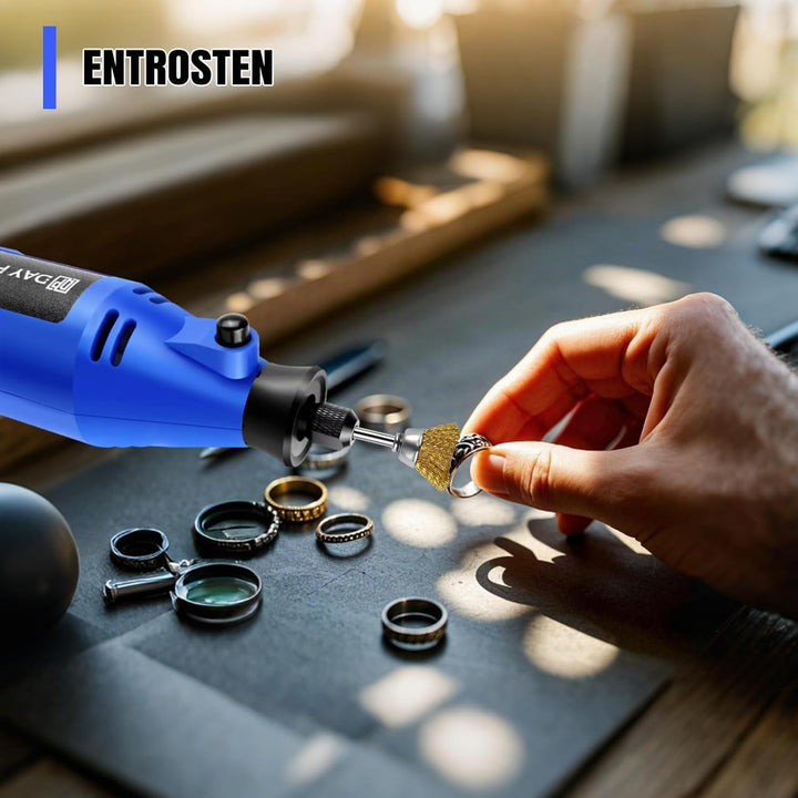 252 teilig Dremel Schleifer Schleifgerät Schleifmaschine 135W 230V Dremel 10000-32000 RPM 6 Geschwin