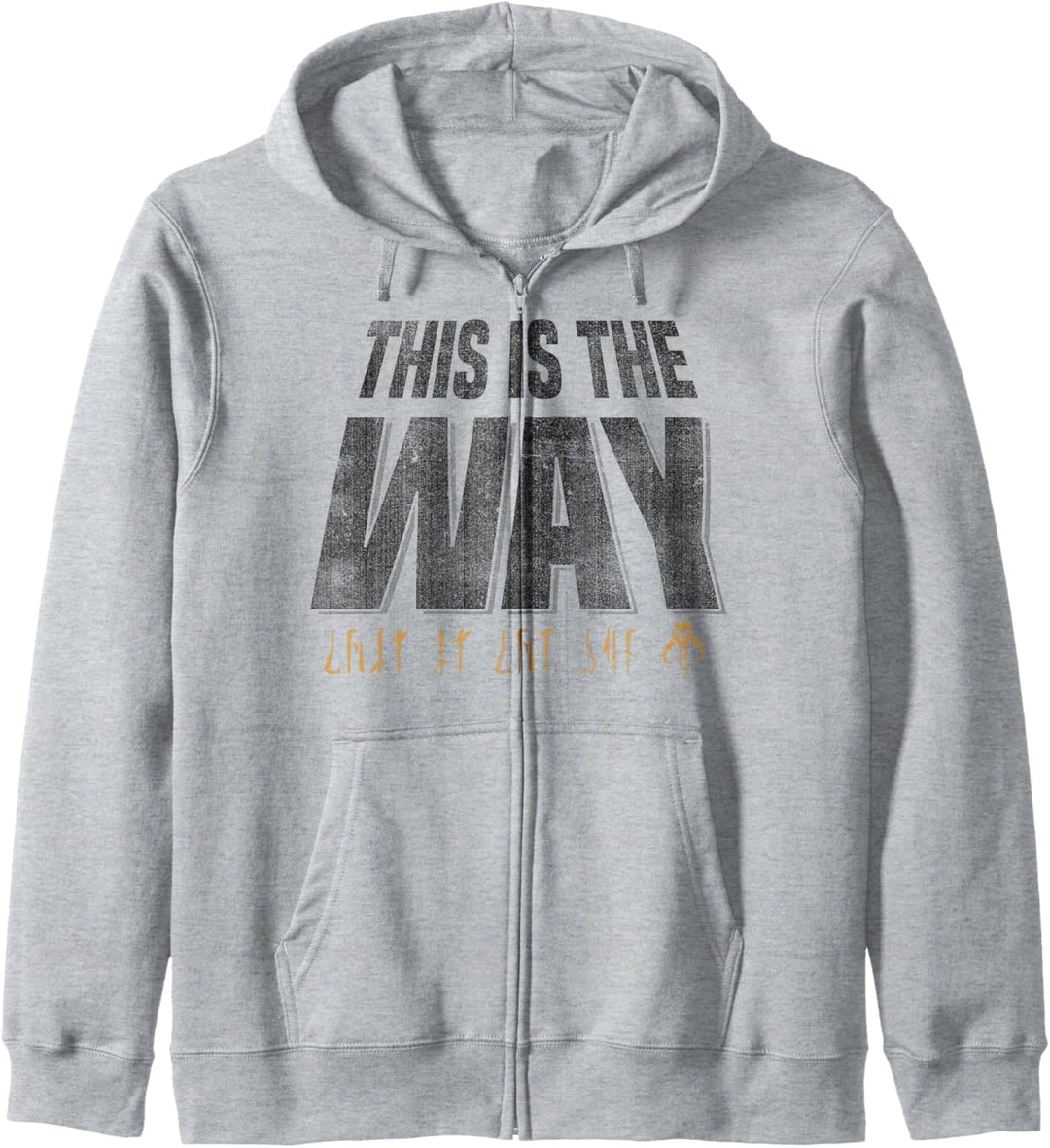 Star Wars Mandalorian This Is The Way Gold Mando'a Kapuzenjacke